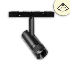 ISOLED Track48 track spotlight black, 7W, 3000K