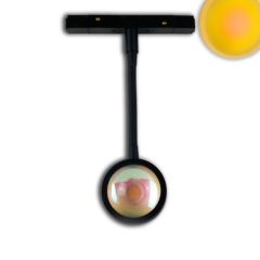 ISOLED Track48 luminaire Sunglow flexible black 5.5W