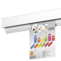 NEWLY R50 clamp rail for photos, drawings, notes, etc.